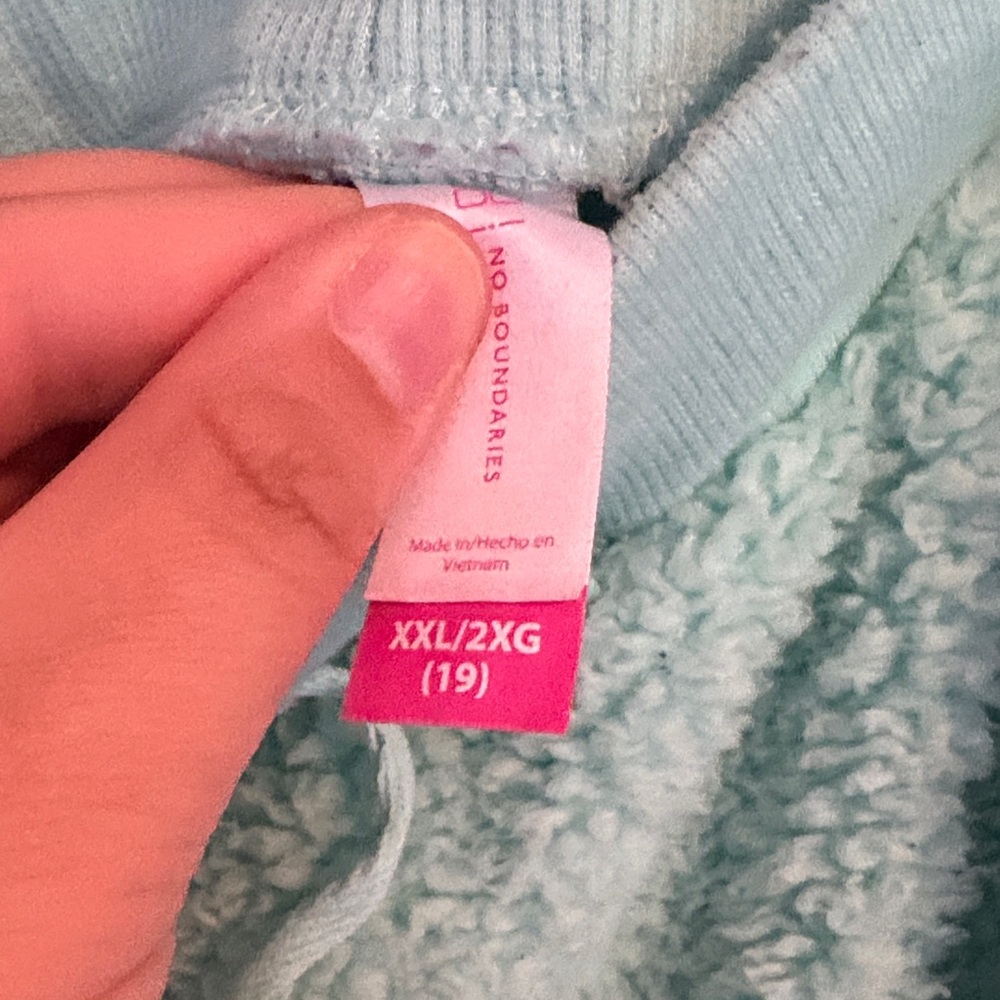 No Boundaries Mint Green Fleece Set - Picture 3 of 4
